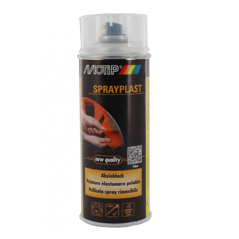 Bombe de peinture pelable - Sprayplast - transparent - Motip