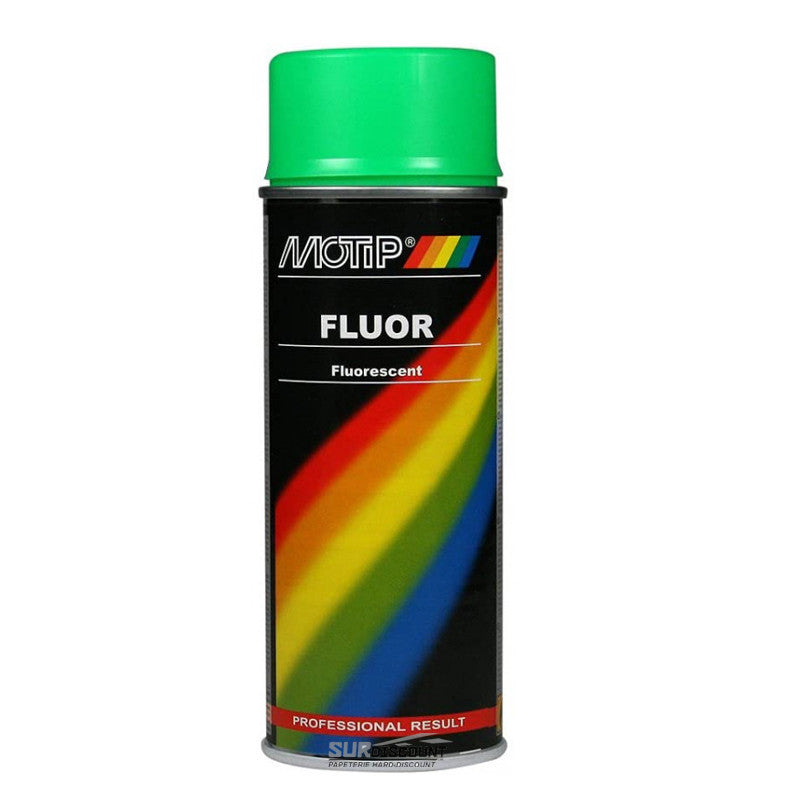 Bombe de peinture - vert fluo - Motip