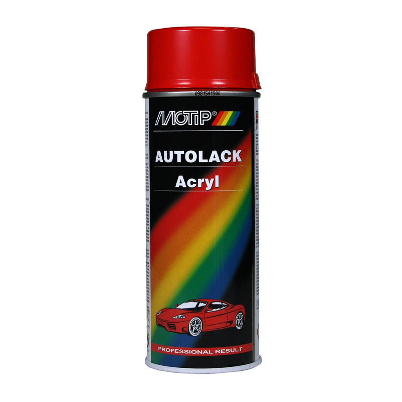 Bombe de peinture carrosserie voiture rouge RAL 41750