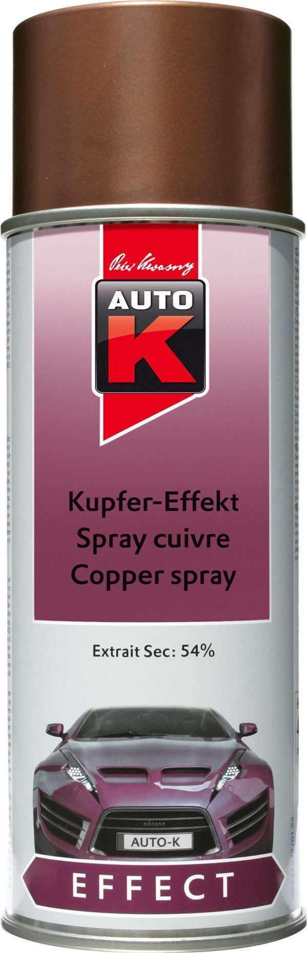 Bombe de peinture cuivre carrosserie voiture Auto K 400ml