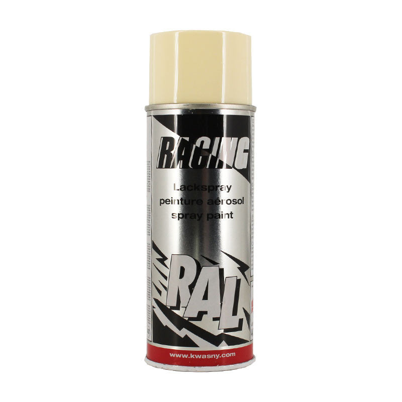 Bombe de peinture carrosserie voiture Racing RAL1015 Ivoire 400ml