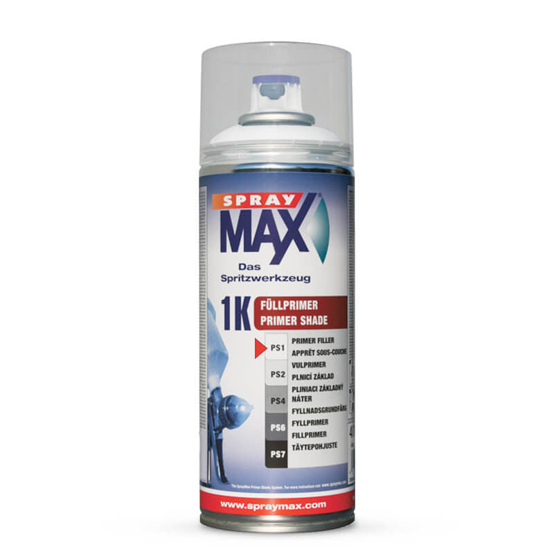 Bombe aérosol - Apprêt sous-couche - Blanc - Automobile - 1K Spray max