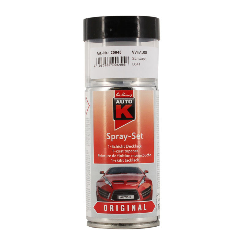 Bombe de peinture pour carrosserie - Audi - Volkswagen - L041 Ebenholzschwarz