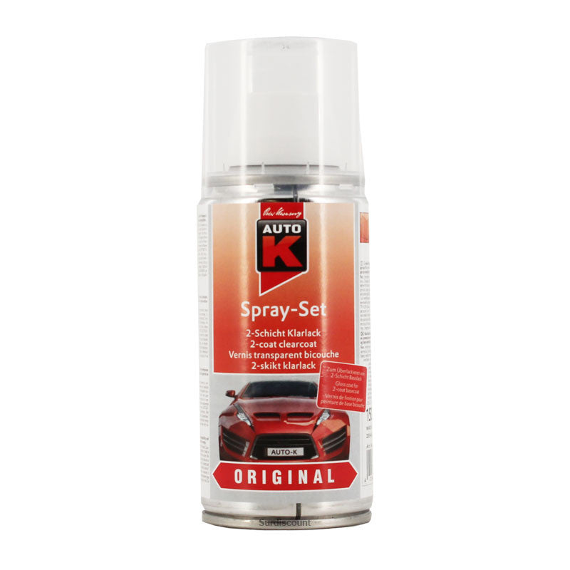 Bombe de vernis pour carrosserie - Multi-marques - Transparent - 150ml - Auto K