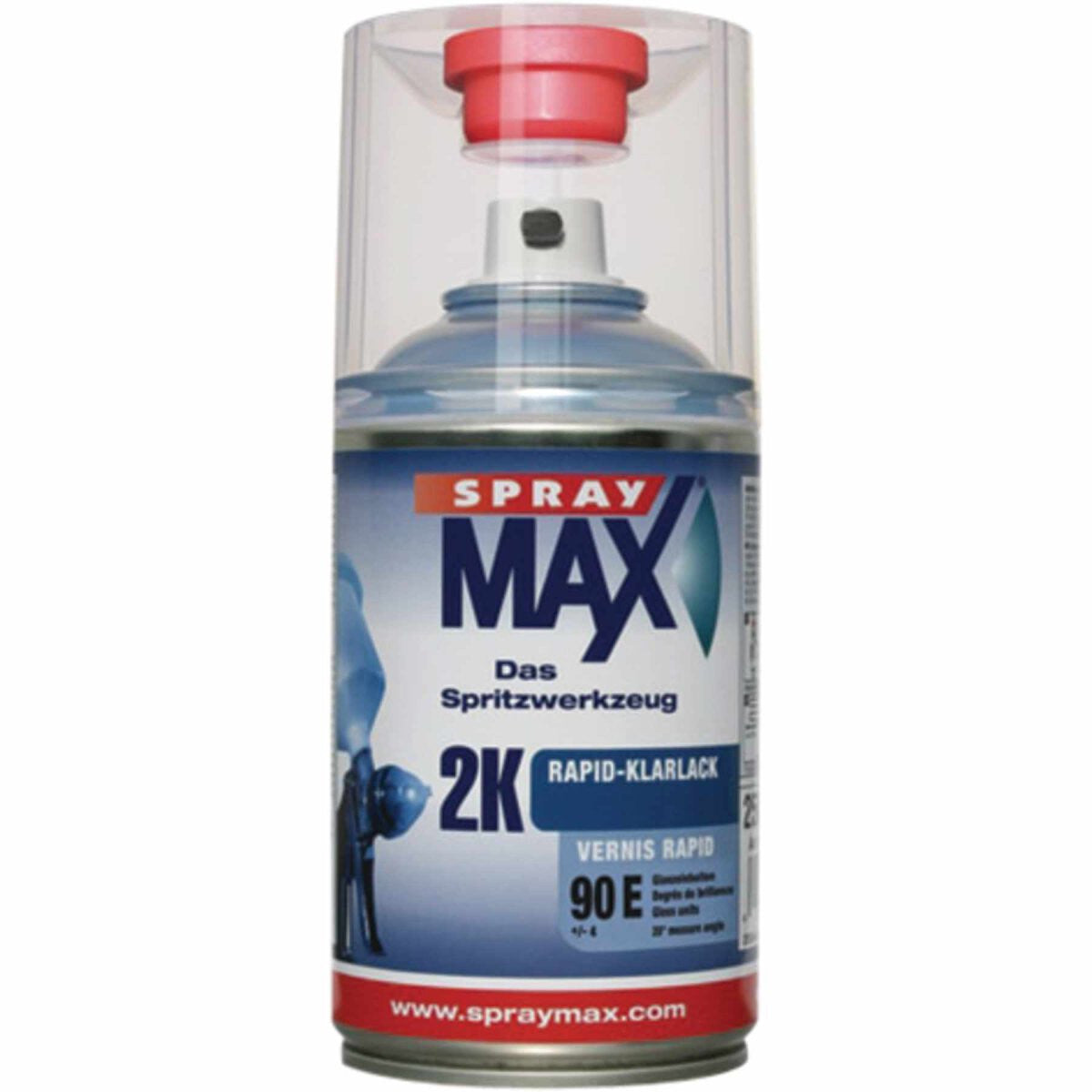 Bombe de vernis - Séchage rapide - Automobile - 2K Spray max - 250ml