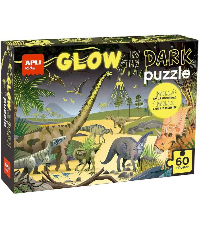 Puzzle - Enfant - 60 pièces - Les dinosaures - Apli Kids