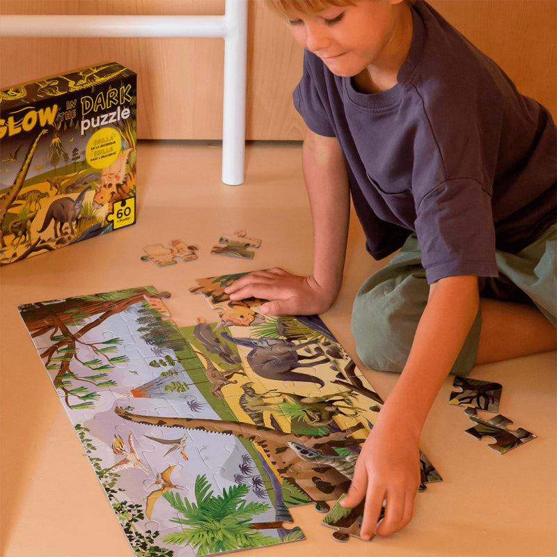 Puzzle - Enfant - 60 pièces - Les dinosaures - Apli Kids