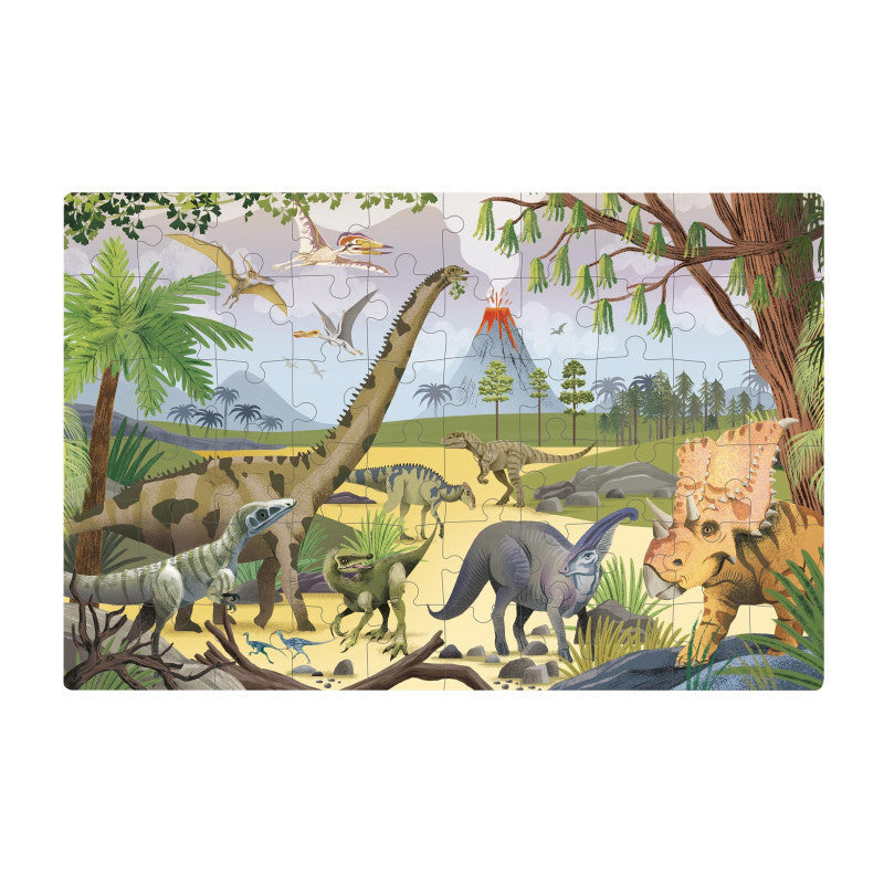 Puzzle - Enfant - 60 pièces - Les dinosaures - Apli Kids
