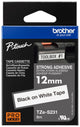 Recharge pour étiqueteuse - Brother - TZe-S231 - Laminé - Écriture noir sur fond blanc - 8mm