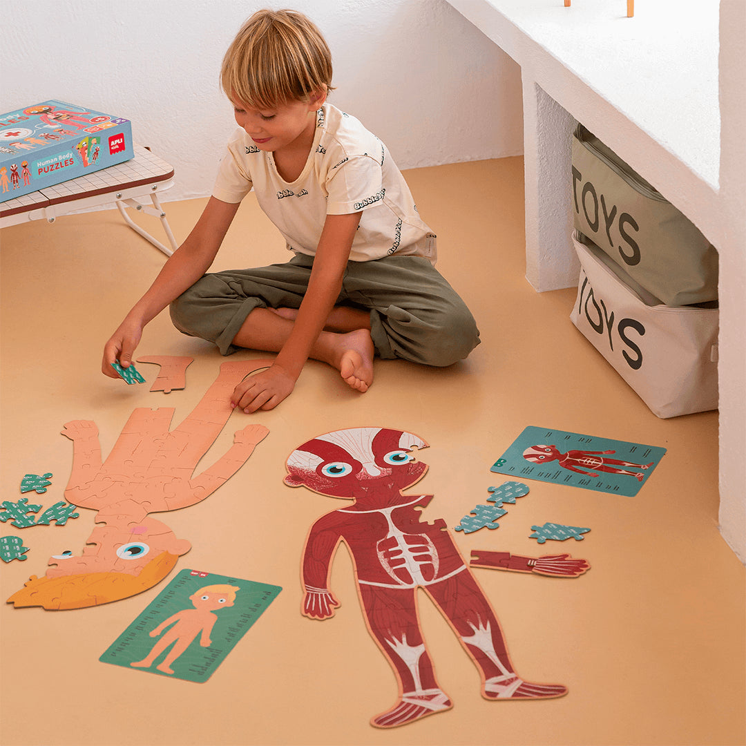 Puzzle - Enfant - 240 pièces - Apprendre le corps humain - Apli Kids