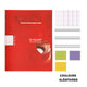 Cahier de musique - A4 (21x29,7cm) - Grands carreaux - 48 pages - couverture en carton - sans spirale - Clairefontaine