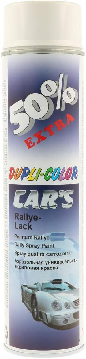 Bombe de peinture - Blanc - Brillant - Carrosserie - Car's - Dupli-Color - 600ml