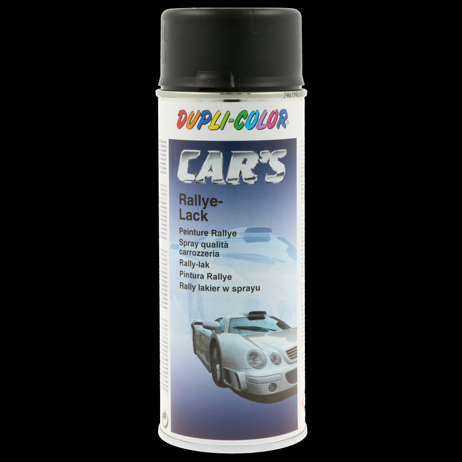 Bombe peinture rallye noir satiné - 400 ml - Dupli-Color