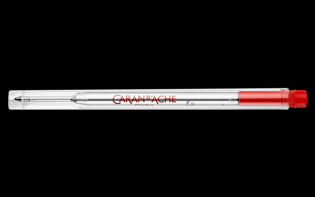 Recharge - Cartouche - Stylo à bille - GOLIATH - Caran d'Ache - Rouge - Pointe M