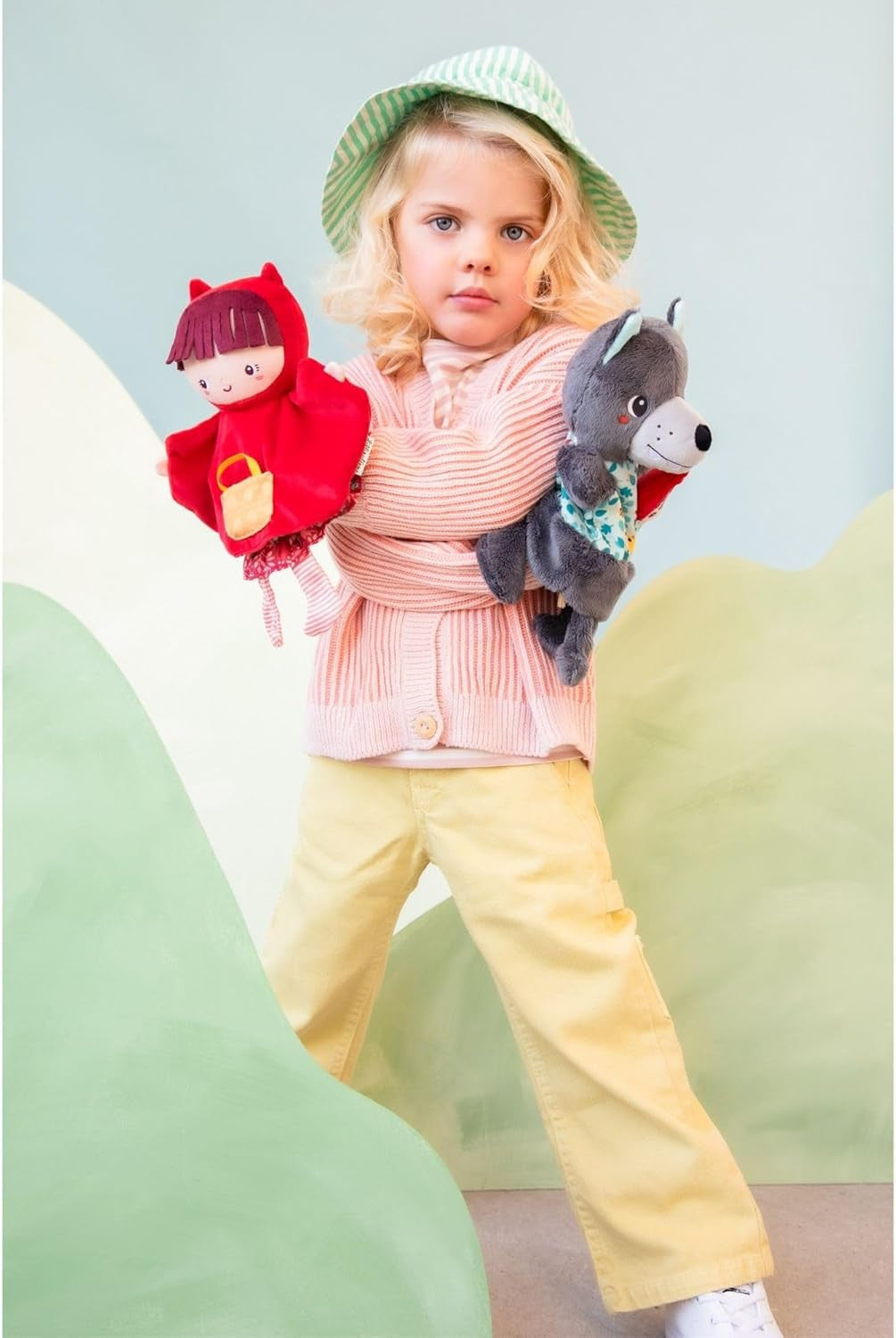 Peluche - Marionnette - Chaperon rouge - Dès 2 ans - Lilliputiens