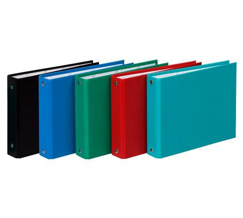 Classeur - Pour fiches bristol 12,5x20cm 14,8x21cm - 2 anneaux - Exacompta