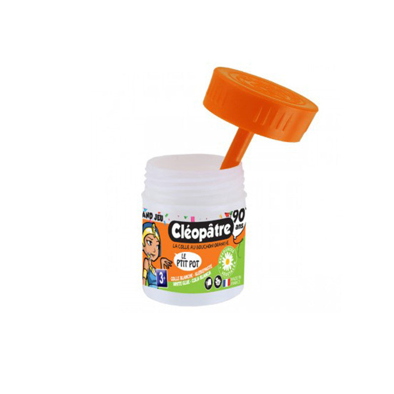Petit pot de colle blanche - 35 g - Cléopâtre