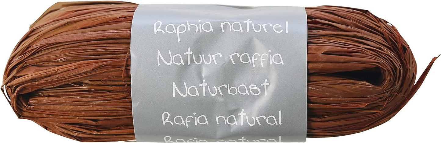 Raphia - Café - Emballage cadeau - Loisirs créatifs - DIY - 1m50 - Clairefontaine