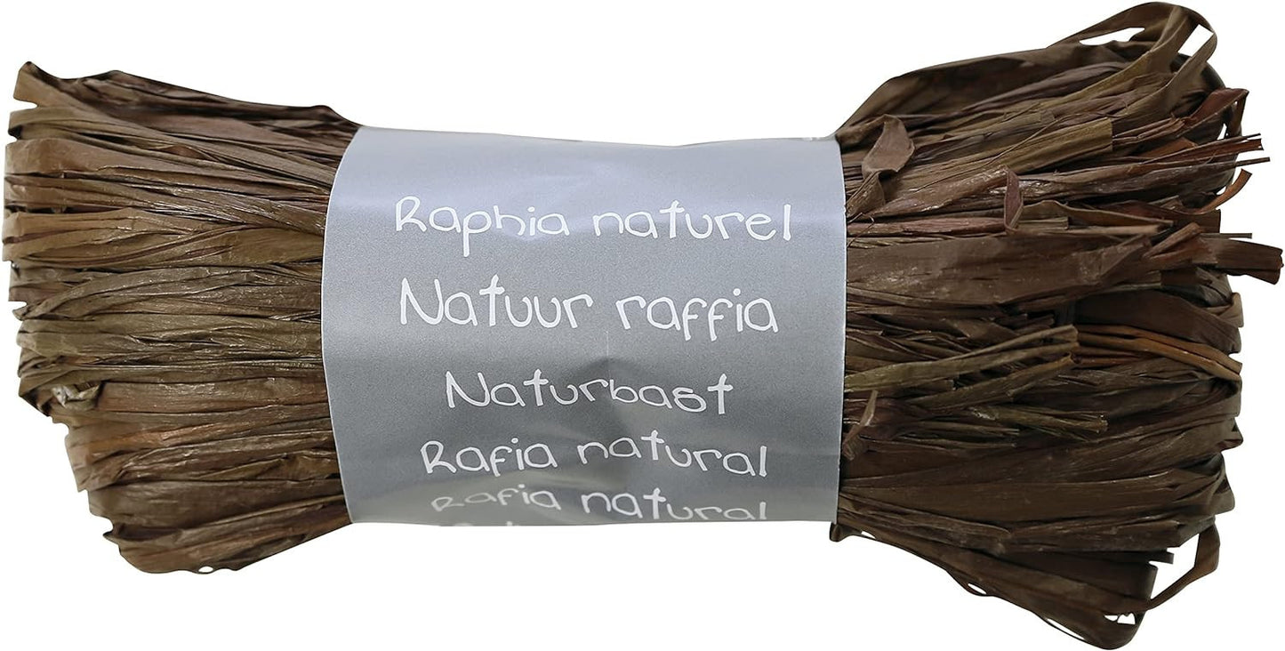 Raphia - Chocolat - Emballage cadeau - Loisirs créatifs - DIY - 1m50 - Clairefontaine