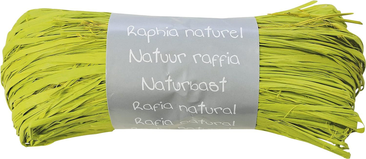 Raphia - Vert anis - Emballage cadeau - Loisirs créatifs - DIY - 1m50 - Clairefontaine