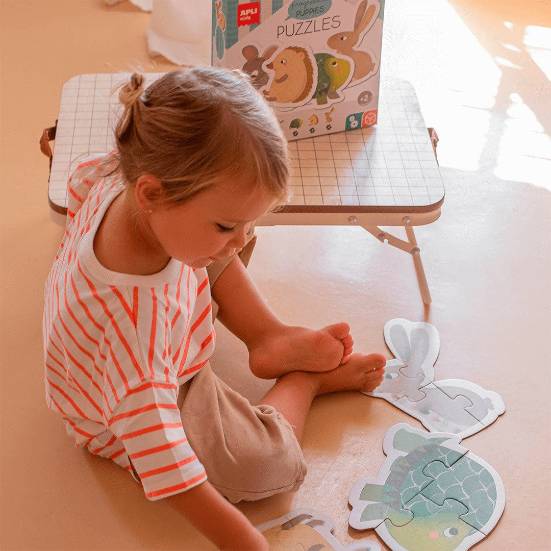 Puzzle - Enfant - 16 pièces - Les animaux de la savane - Apli kids