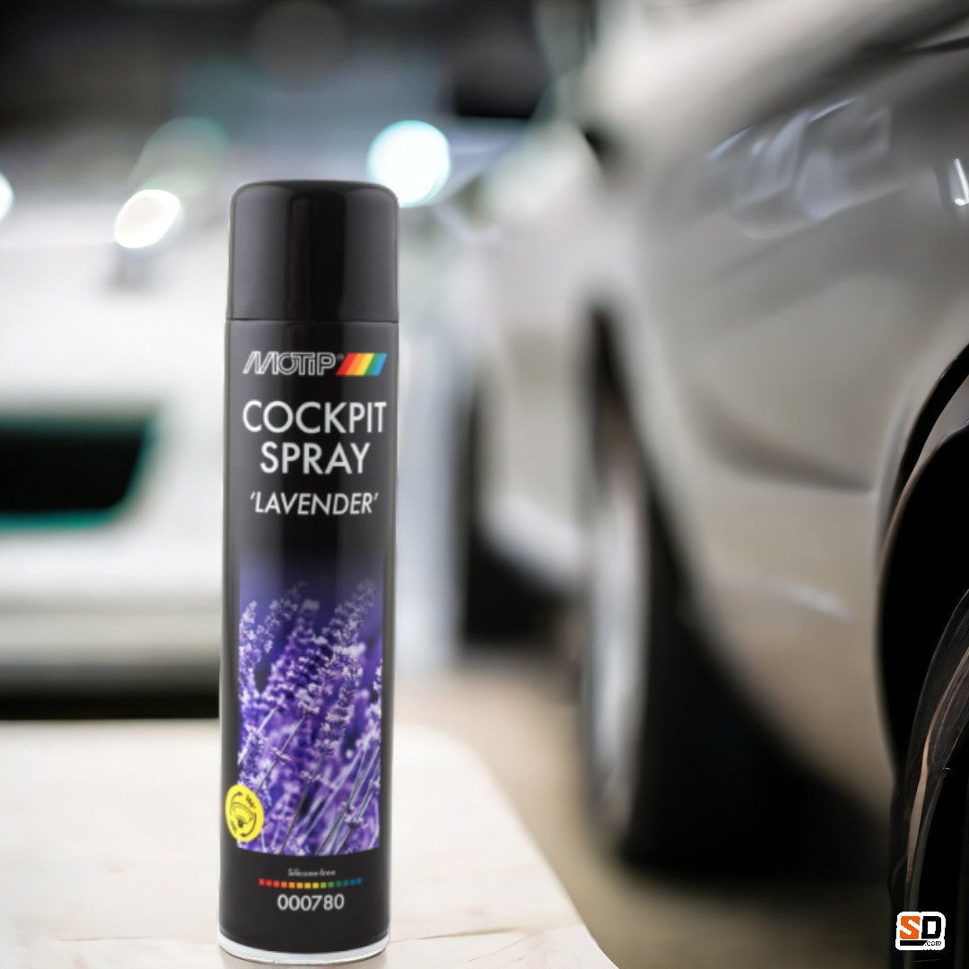 Produit nettoyant - Pour intérieur de voiture - Parfum lavande - MoTip - 600ml