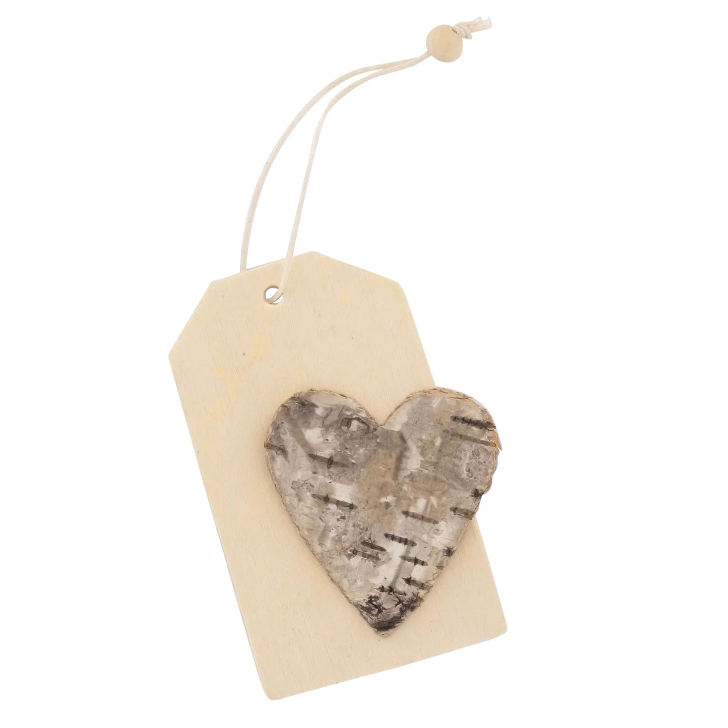 10 Cœurs en bouleau - Loisirs créatifs - Décoration - 5 cm - Ctop