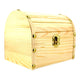 Petit coffre de pirate - Bois - A décorer - 16x11x12,5cm - Loisirs créatifs
