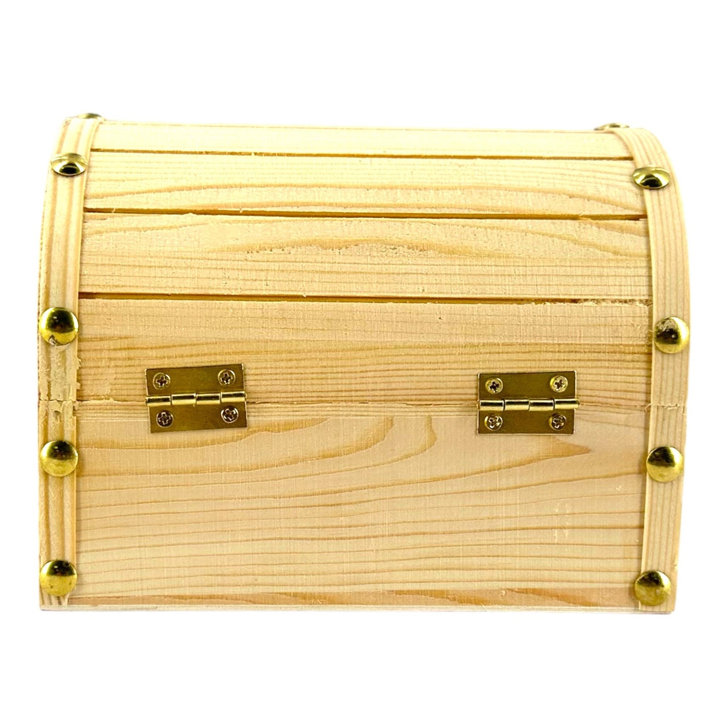 Petit coffre de pirate - Bois - A décorer - 16x11x12,5cm - Loisirs créatifs