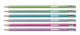 Pochette de 6 crayons de couleur Kores couleurs pastels