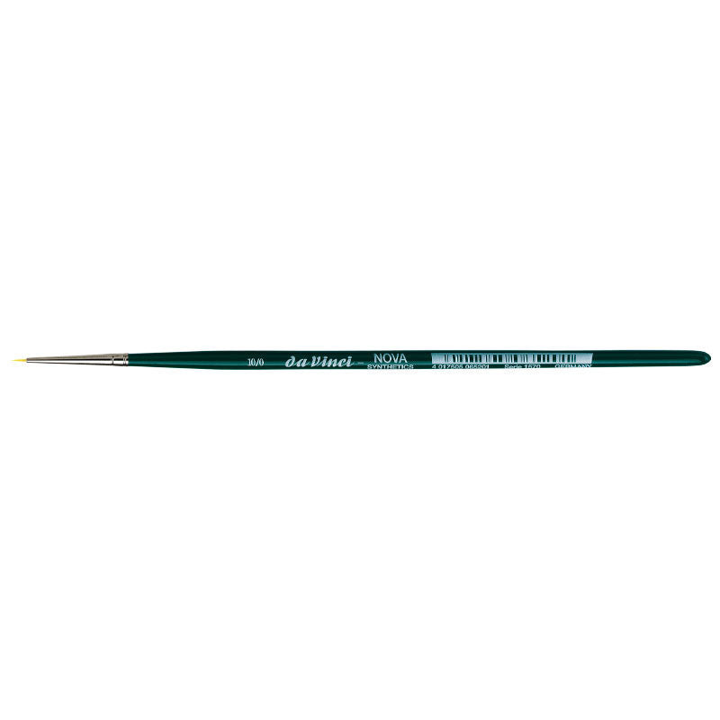 Pinceau rond pour aquarelle - Fibres synthétiques - Da Vinci - Nova - 10/0 - série 1570
