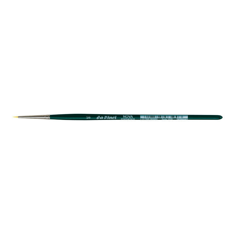 Pinceau rond pour aquarelle - Fibres synthétiques - Da Vinci - Nova - 3/0 - série 1570