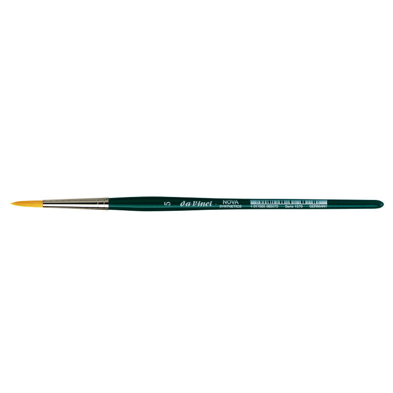 Pinceau rond pour aquarelle - Fibres synthétiques - Da Vinci - Nova - 5 - série 1570