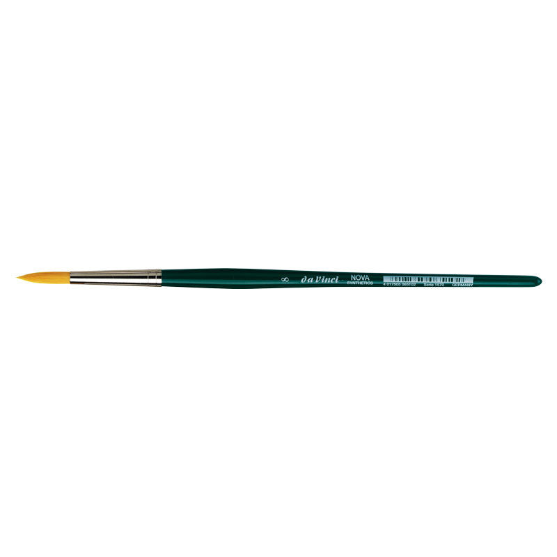 Pinceau rond pour aquarelle - Fibres synthétiques - Da Vinci - Nova - 8 - série 1570