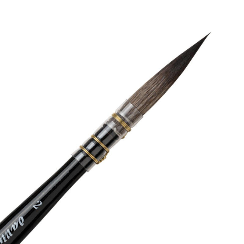Pinceau - Lavis - Fibres synthétiques - Aquarelle - Da Vinci - Casaneo - 490 - N°2