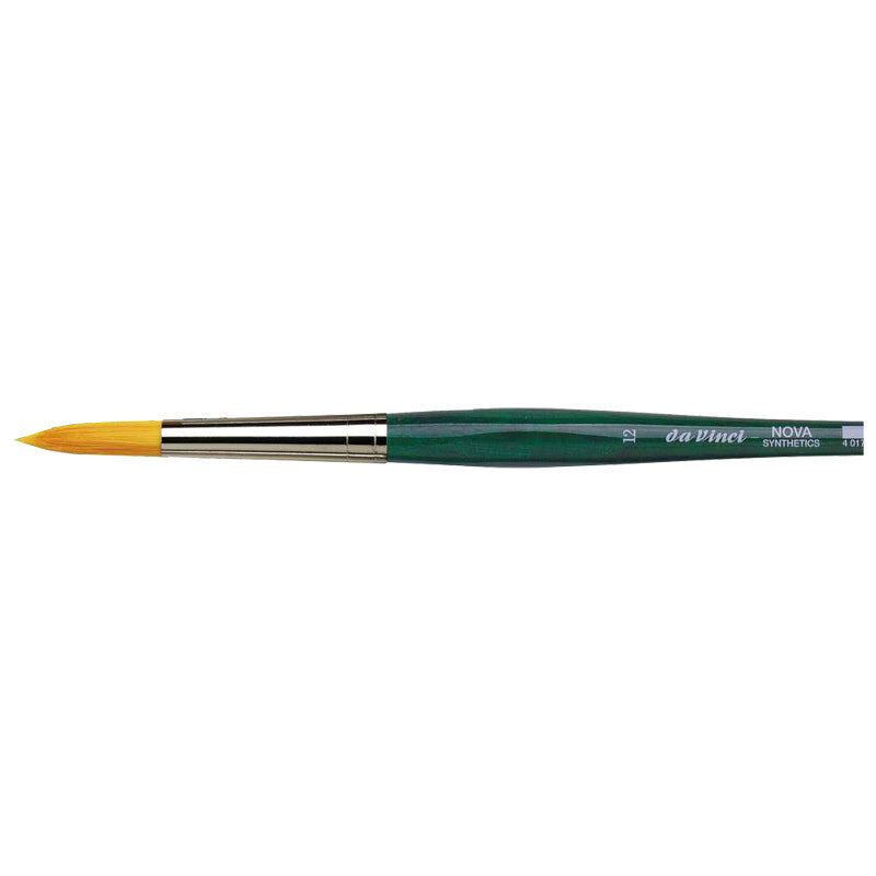 Pinceau rond pour aquarelle - Fibres synthétiques - Da Vinci - Cosmotop Nova - 12 - série 5570