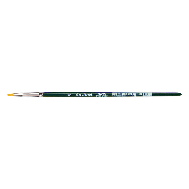 Pinceau - Plat - Fibres synthétiques - Da Vinci - Nova - 0 - série 122