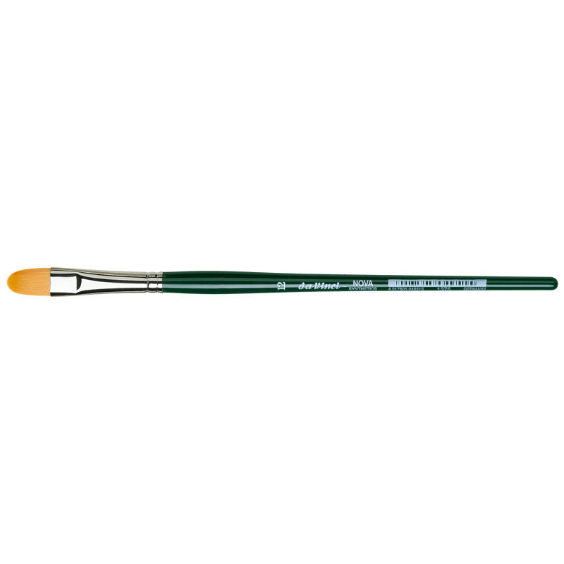 Pinceau usé bombé aquarelle - Fibres synthétiques - Da Vinci - Nova - 12 - série 1375