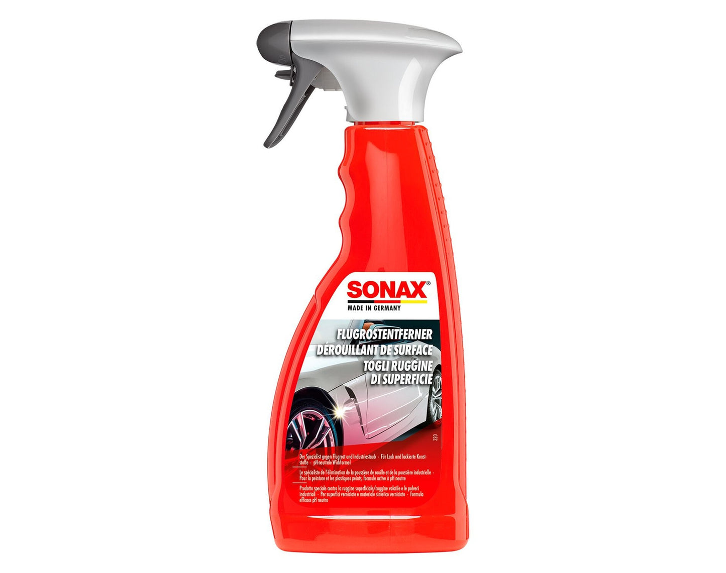 Produit - Elimine la rouille - Carrosserie - Sans acide - pH neutre - SONAX - 500ml