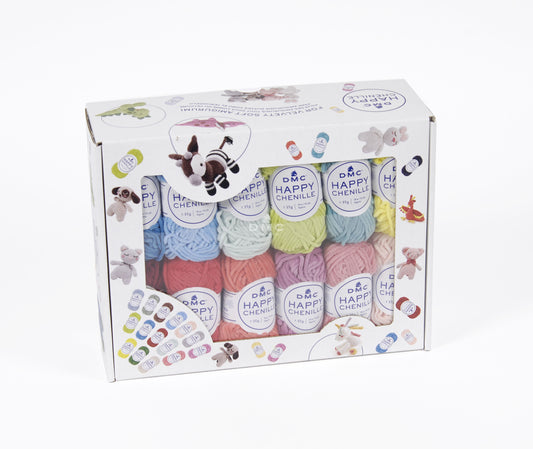 Pelotes - Tricot - Crochet - Coffret de 25 mini pelotes - Pour amigurumis - DMC