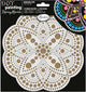 Pochoir - Pour dot painting - Mandala - 20cm - Forme en bois + support - Aladine