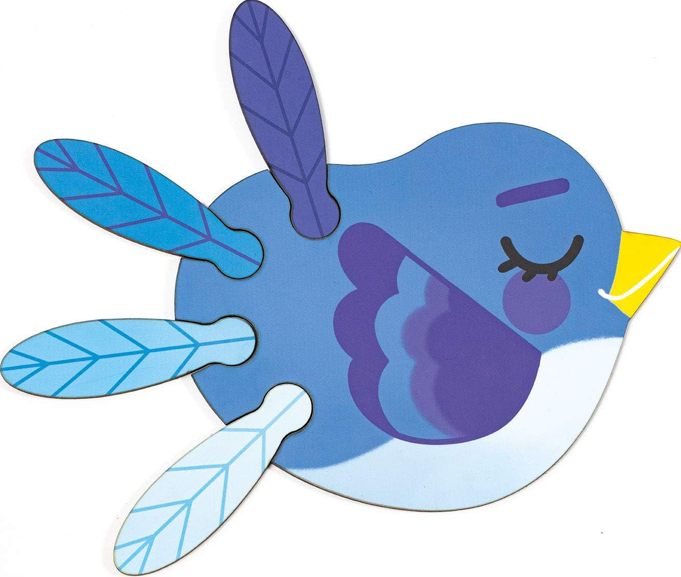 Puzzle - Educatif - 6x5 pièces - Enfant dès 3 ans - Oiseaux - Apprendre les couleurs