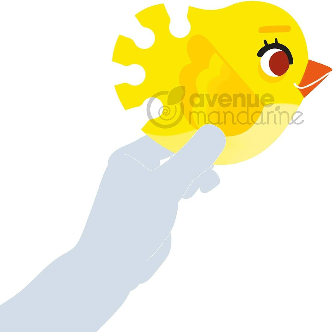 Puzzle - Educatif - 6x5 pièces - Enfant dès 3 ans - Oiseaux - Apprendre les couleurs