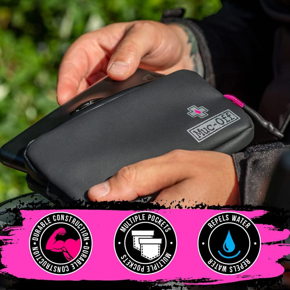 Pochette - Trousse - Pour vélo - Imperméable - Pour ranger téléphone - Muc-Off