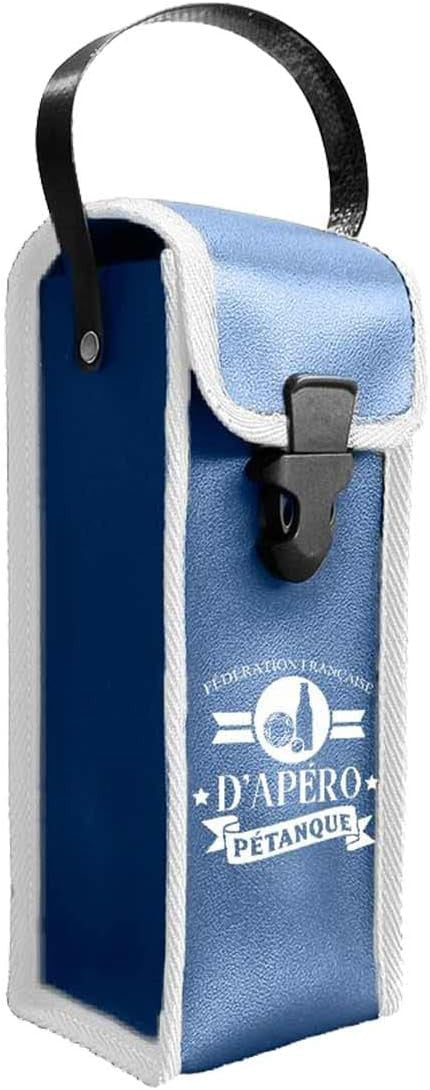 Pochette pour triplette de pétanque - Bleu - Apéro pétanque - Idée cadeau - Fête des pères