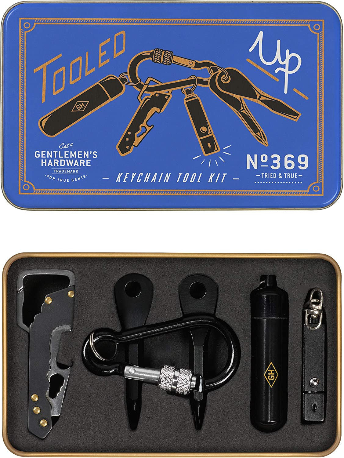 Porte-clés - Outils - Lampe LED - Décapsuleur - Tournevis - Porte-monnaie