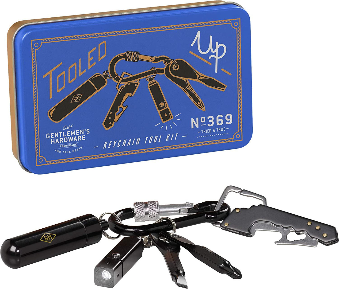 Porte-clés - Outils - Lampe LED - Décapsuleur - Tournevis - Porte-monnaie