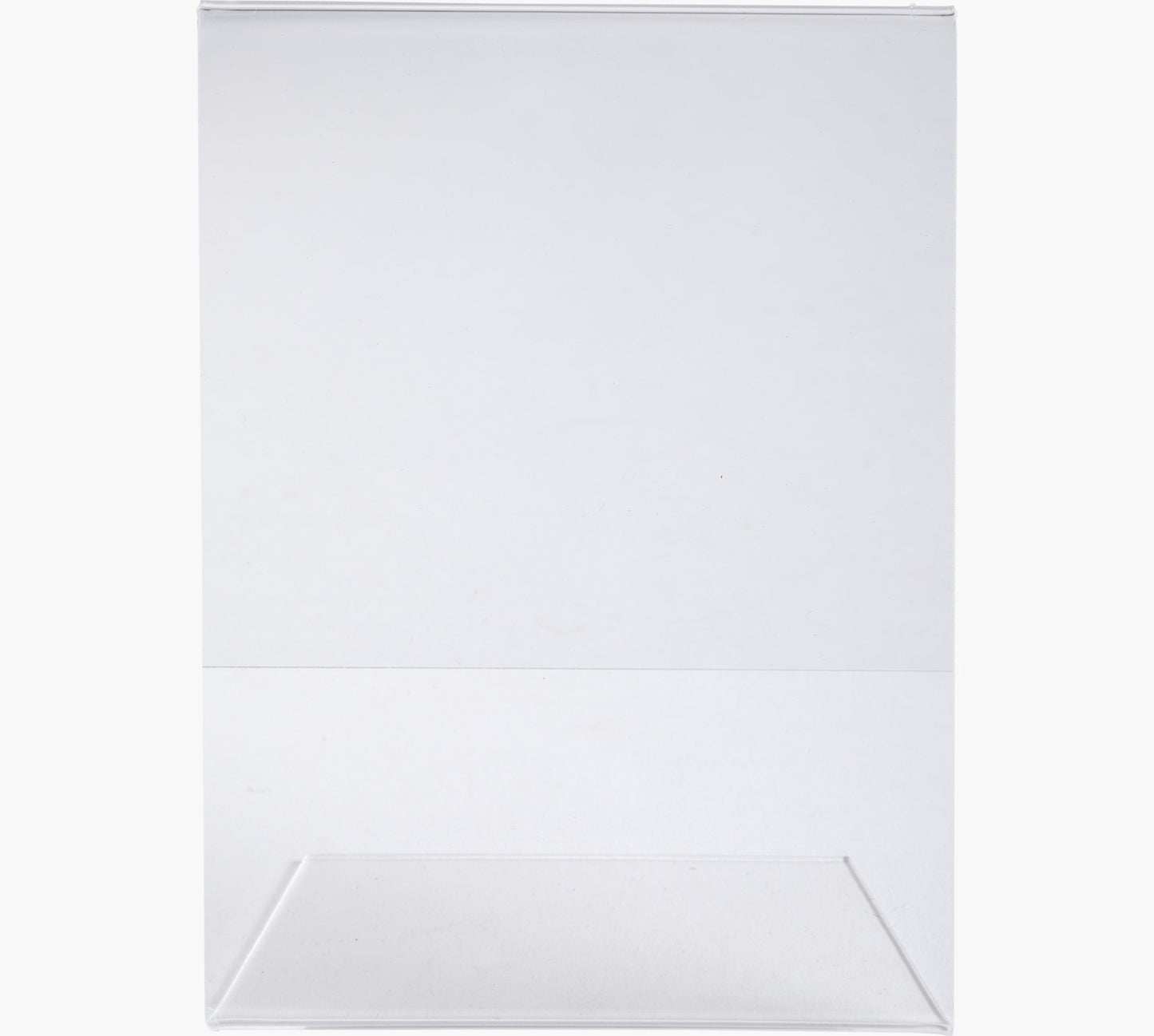 Porte-visuel - Présentoir - A5 - Incliné - Transparent - Pour photo, menu, document