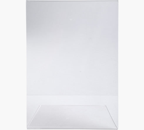 Porte-visuel - Présentoir - A6 - Incliné - Transparent - Pour photo, menu, document