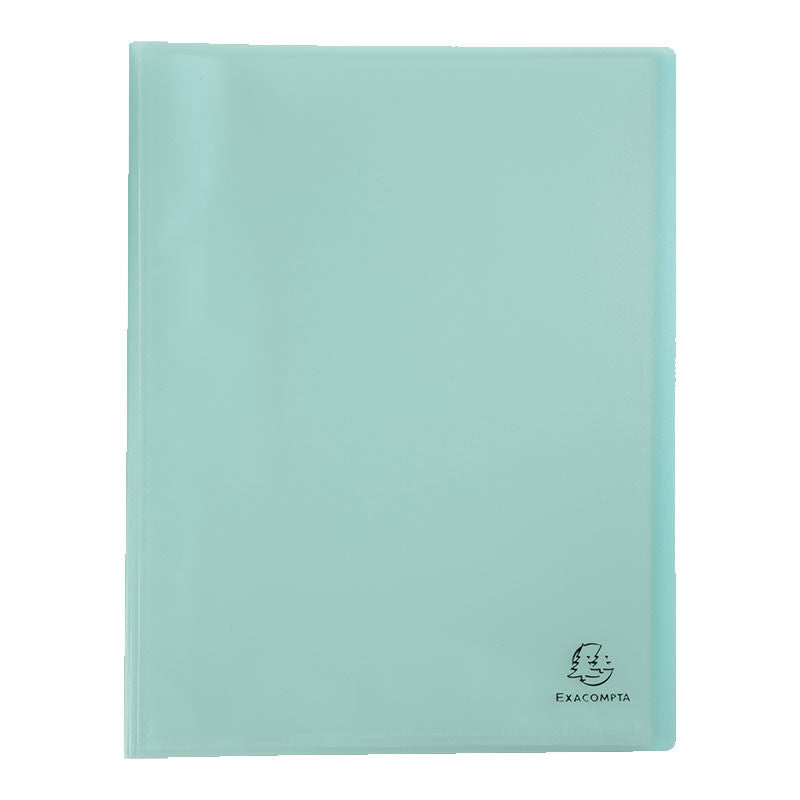 Porte-vue - 80 vues - Vert pastel - Polypro - A4 - Exacompta